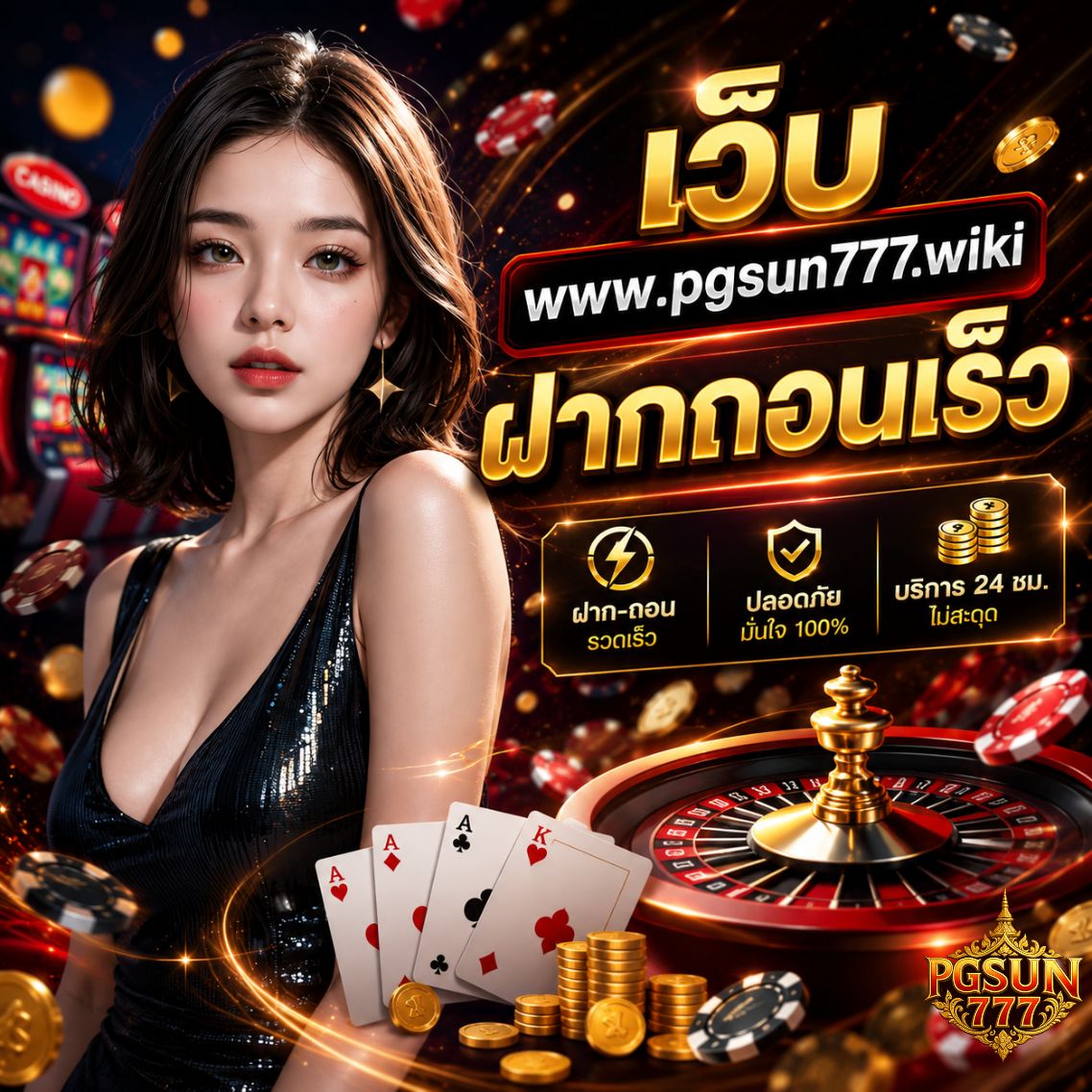 เว็บ www.pgsun777.wiki ฝากถอนเร็ว เว็บตรง